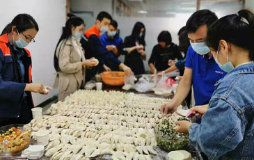 濃情冬至，其樂融融，銳天團隊與客戶共度佳節(jié)